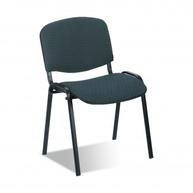 Kėdė ISO juodas rėmas ( užvalkalas gobelenas)
