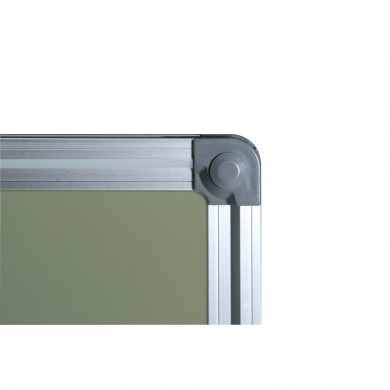 Žalia magnetinė kreidinė lenta su aliuminio rėmeliu