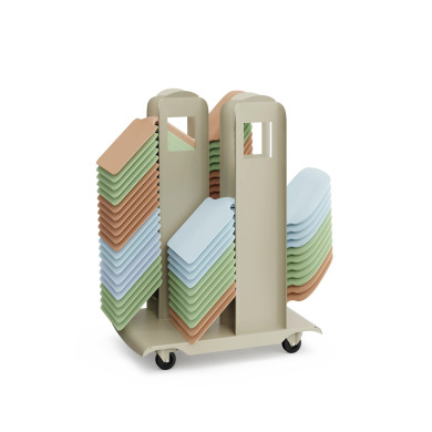 Vežimėlis staliukams su sėdyne Ztool