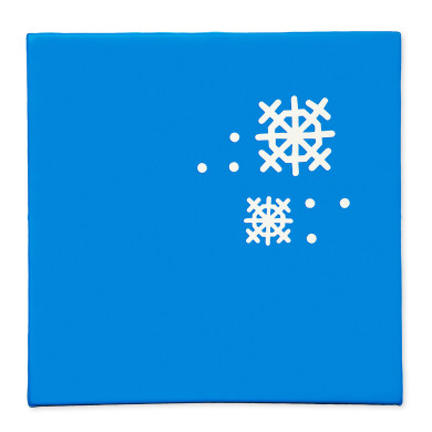 Kvadratinis čiužinys Žiema