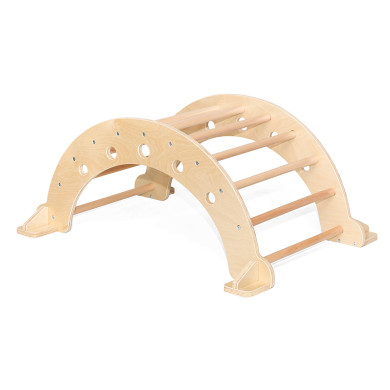 Medinės kopetėlės du viename. Gimnastikos įrenginys