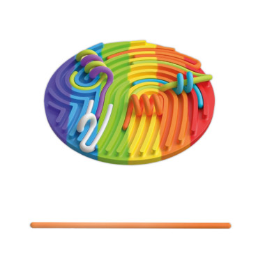 Spalvotas sensorinis labirintas